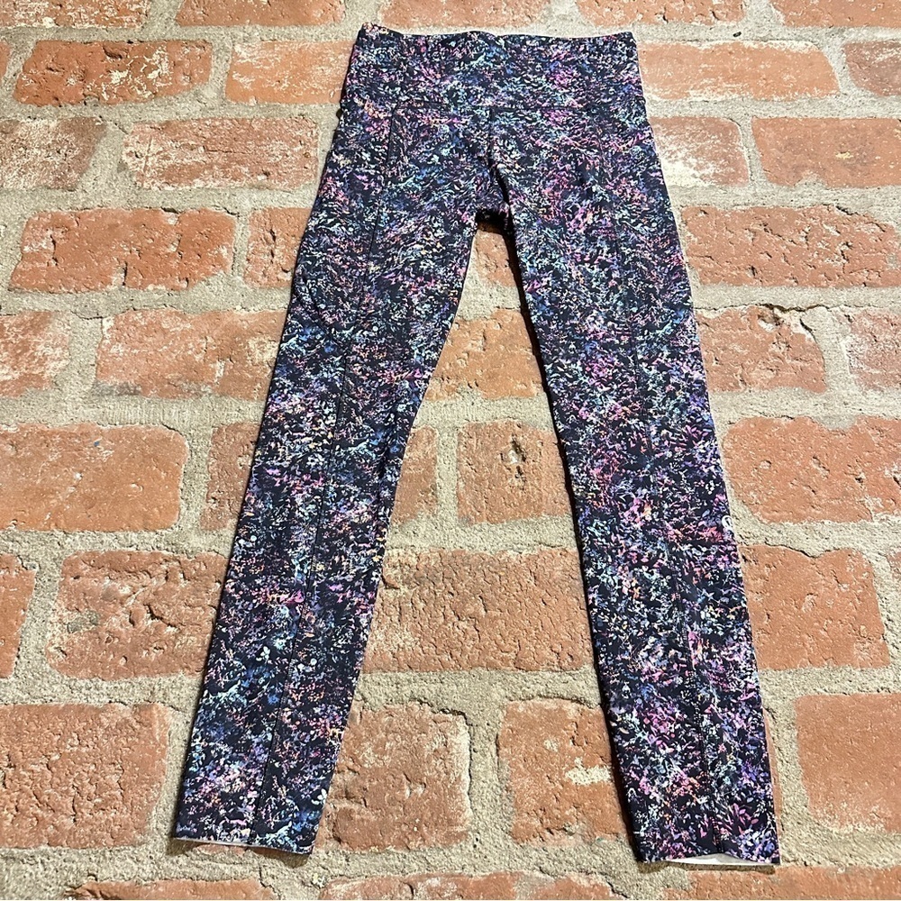 Lululemon Base Pace High-Rise Running Tight 25" Floral Spray Multi size 4 pants